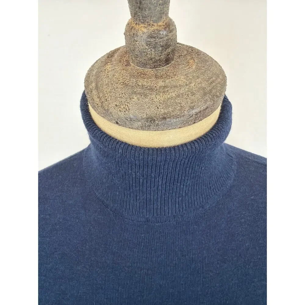 NWT Soya Concept Blue Turtleneck Sweater Size XL #0444
